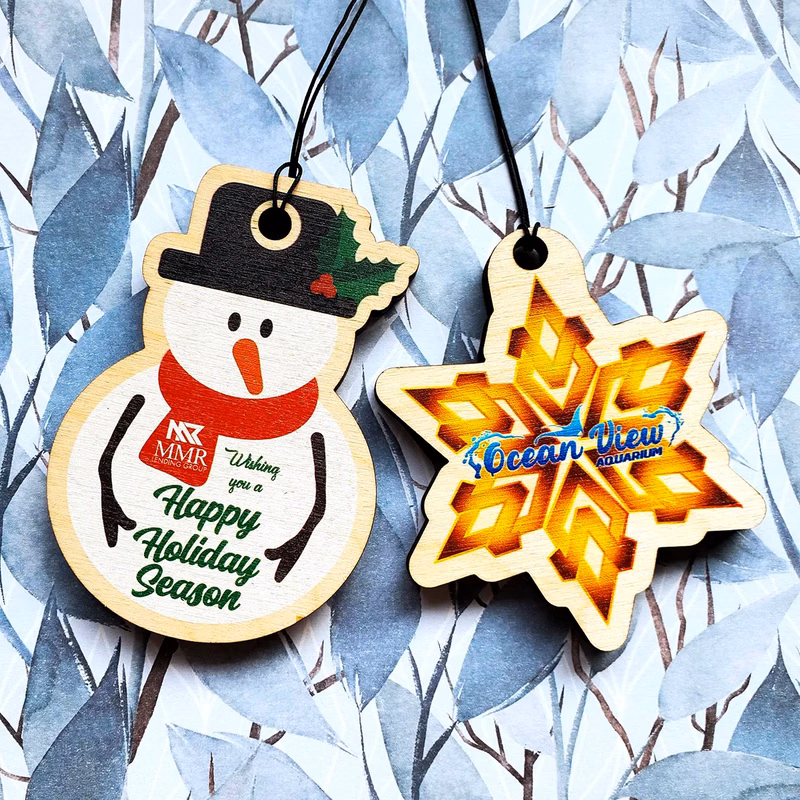 1/4" Ultra Vivid Birch Ornaments