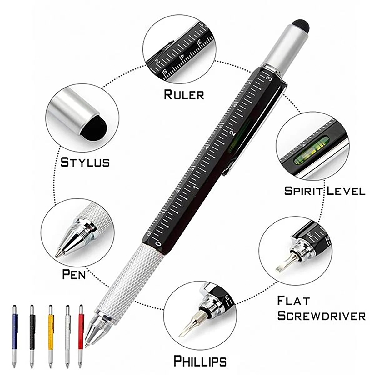 6 In 1 Multifuction Tool Pen 1