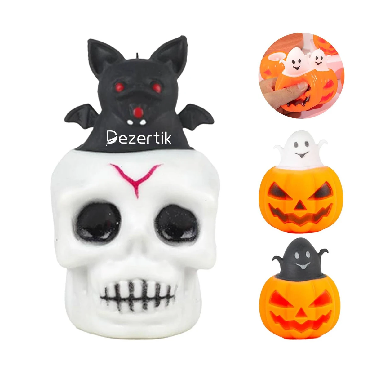 Funny Halloween Pumpkin Stress Ball for Squeezing 1