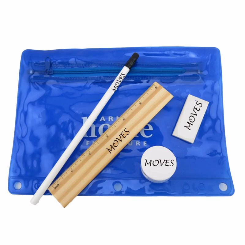 PVC Pencil Case Stationery Set