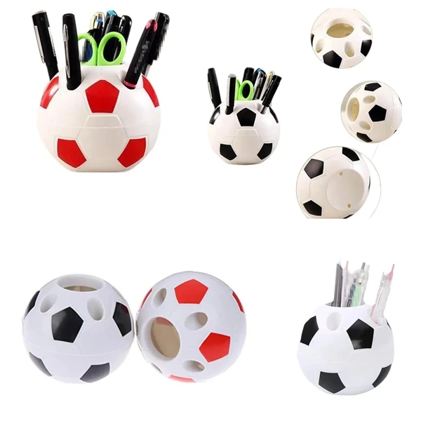 Soccer Ball Pen Holder Brush Pot 1