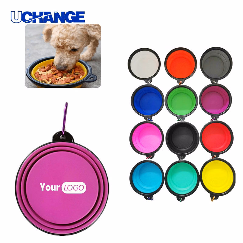 Travel Dog Bowl 350ml for Outdoor Feeding