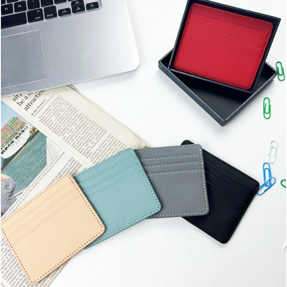 Multi-card Slot PU leather Card Holder 1