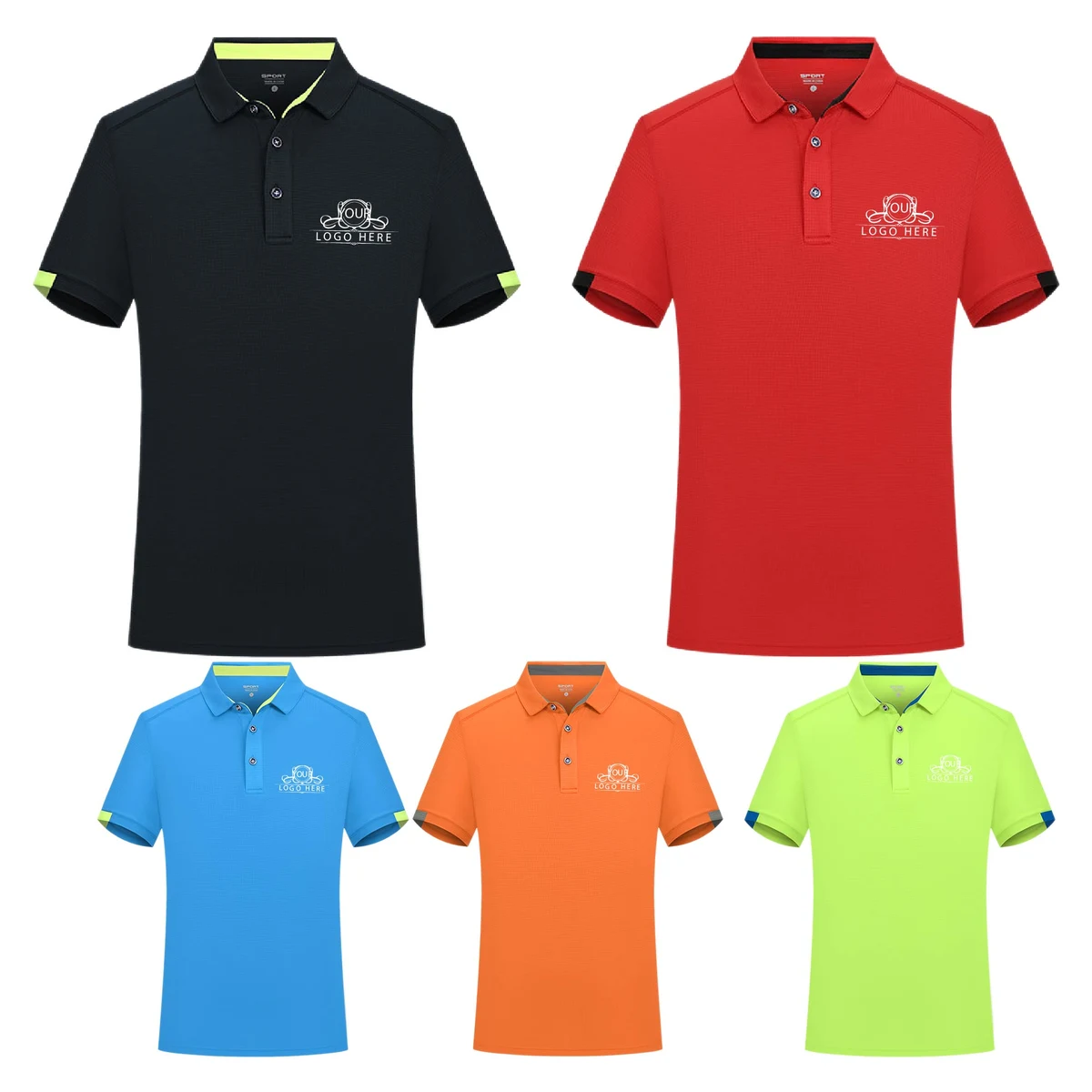 Classic Men Short Sleeve Polo 1