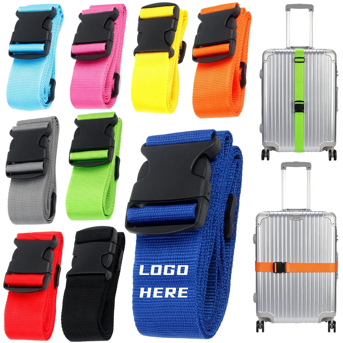 Ultra Long Heavy Duty Luggage Strap 1