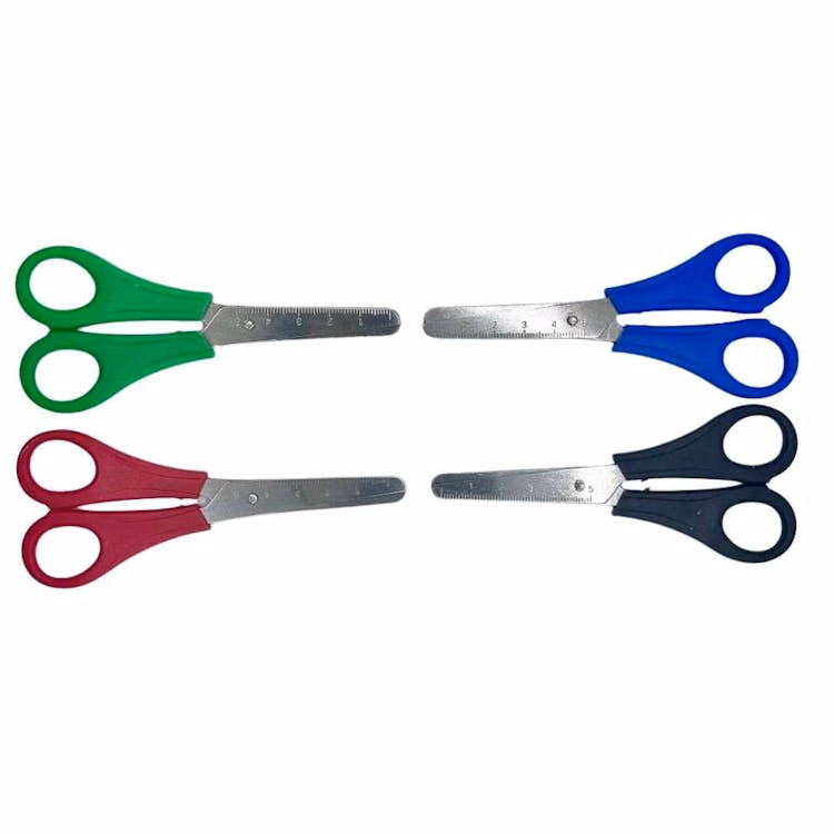 Blunt Tip Ruler Scissors - 5" Assorted