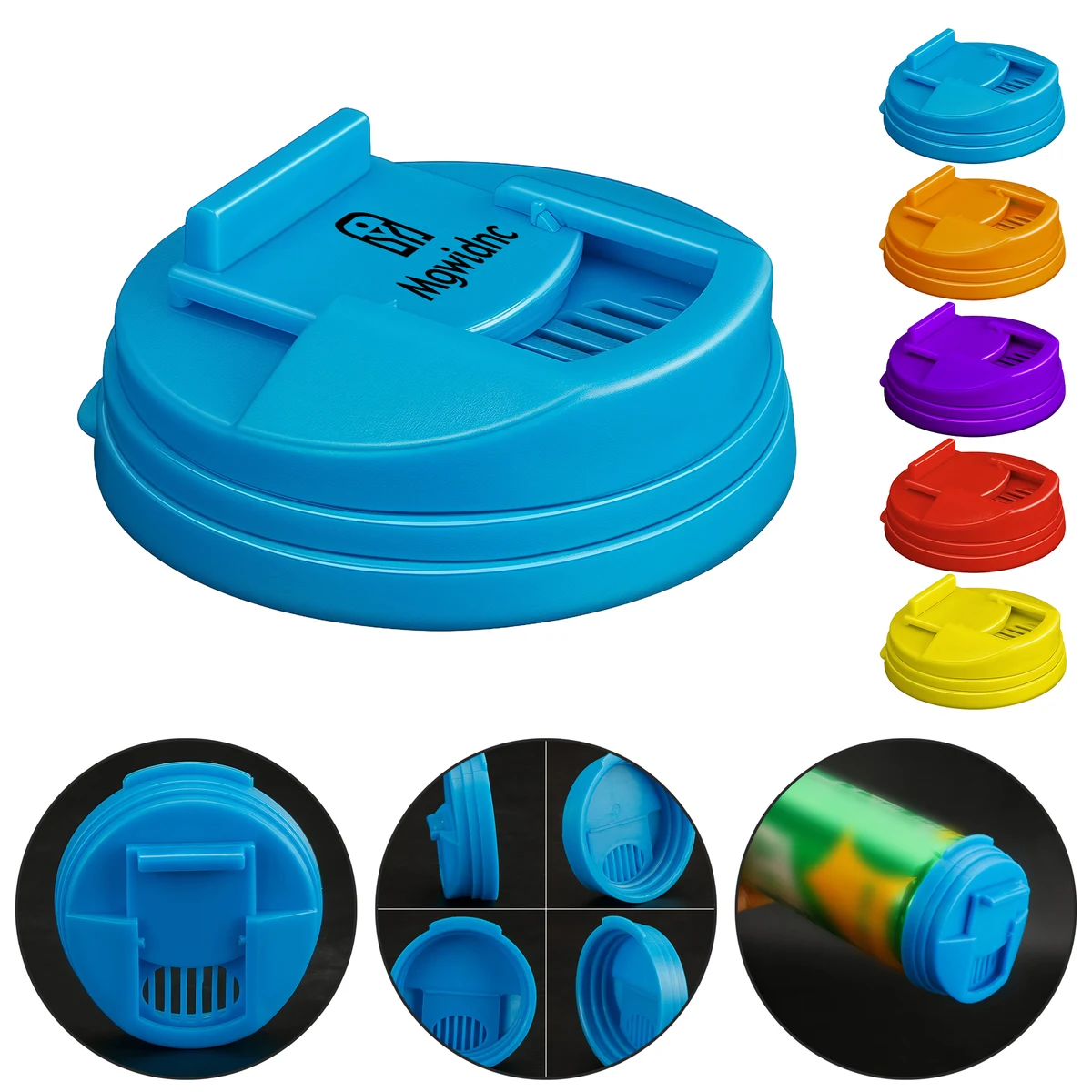 Press-On Leak-Proof Lid for Soda Cans 1