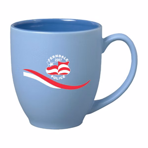 15 oz. Blue Bistro Matte Pastel Mug