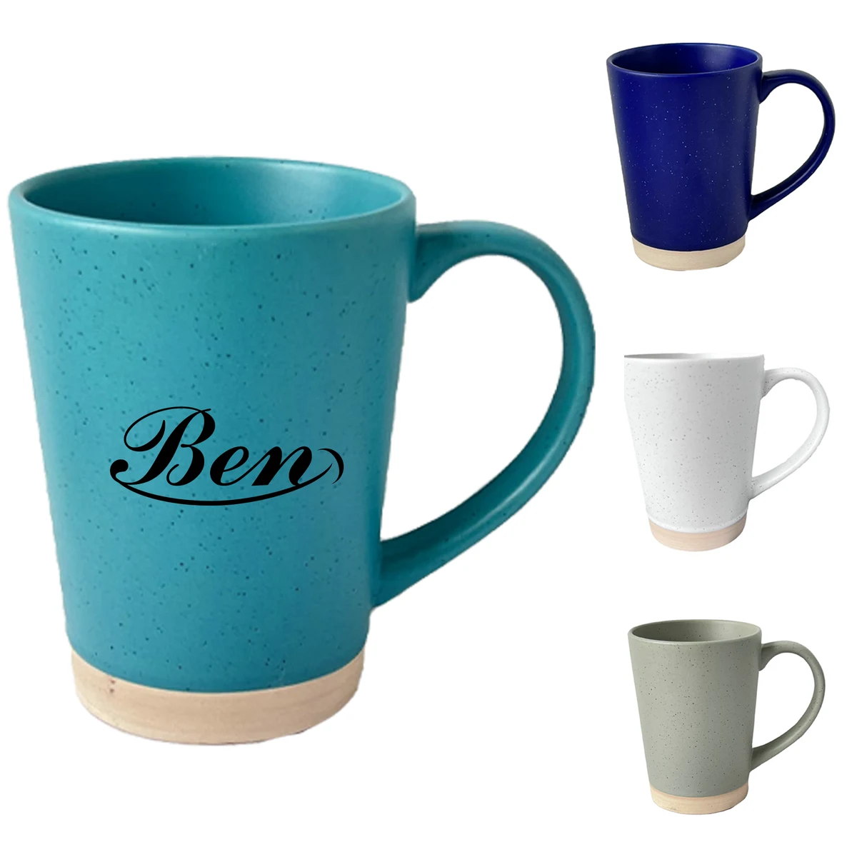 10oz Color Glaze Ceramic Mug 1