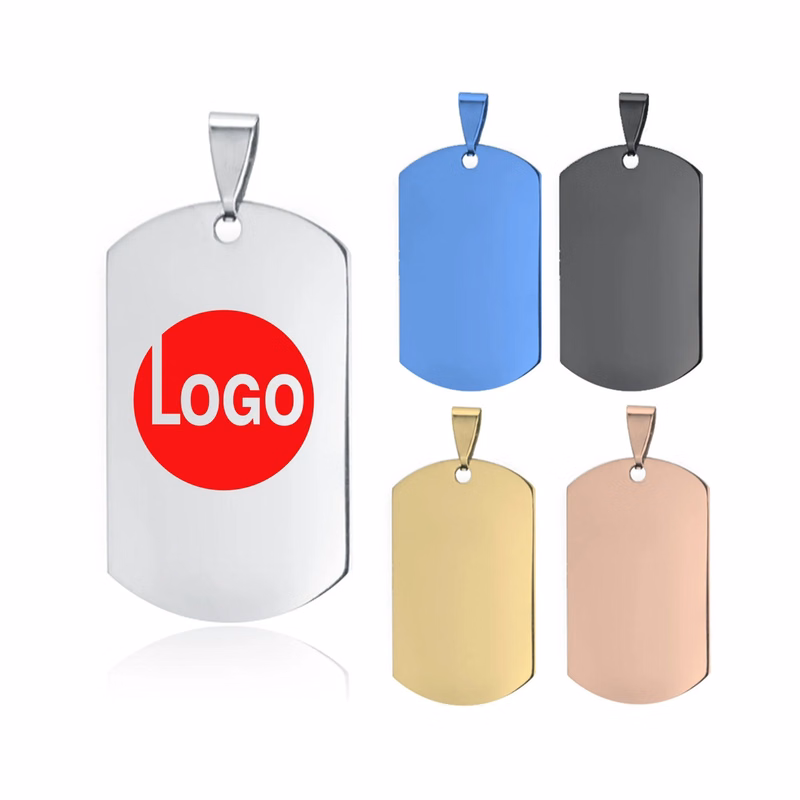 Stainless Steel Metal Tag Key Chains
