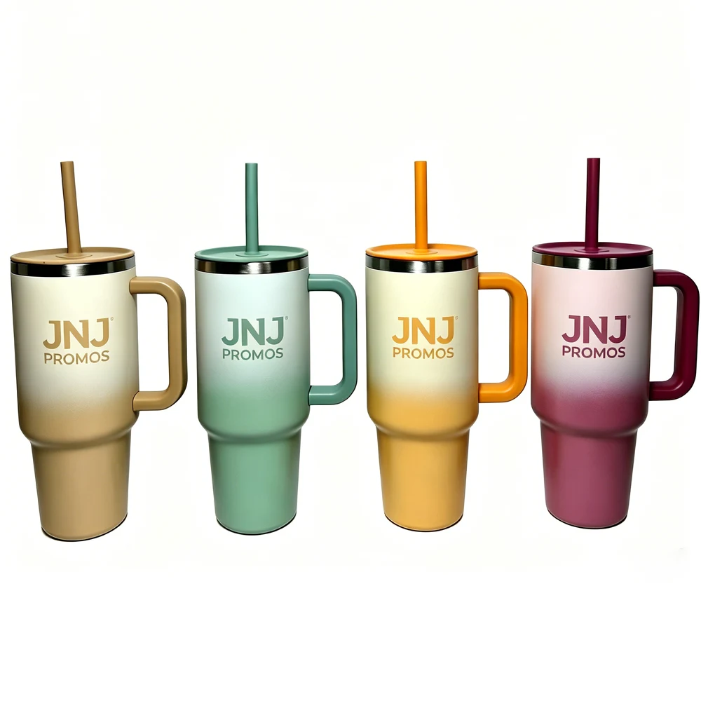 40oz Gradient Tumbler W/ Handle 1