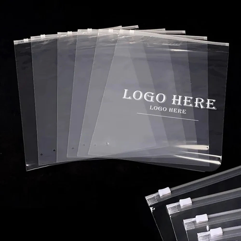 Transparent Zipper Packaging Bag 1