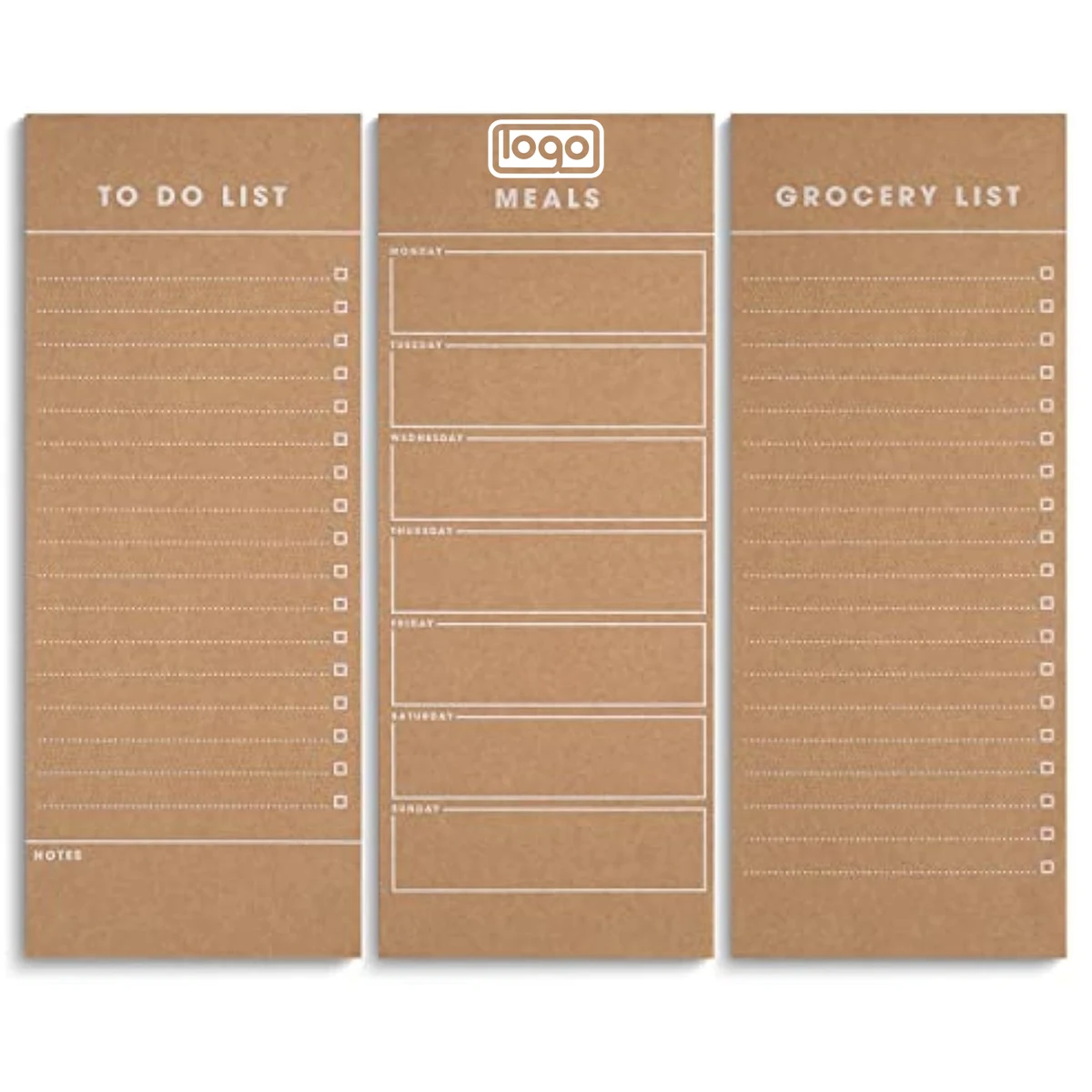 3 Pack Tear Off Magnetic Notepad Set 1