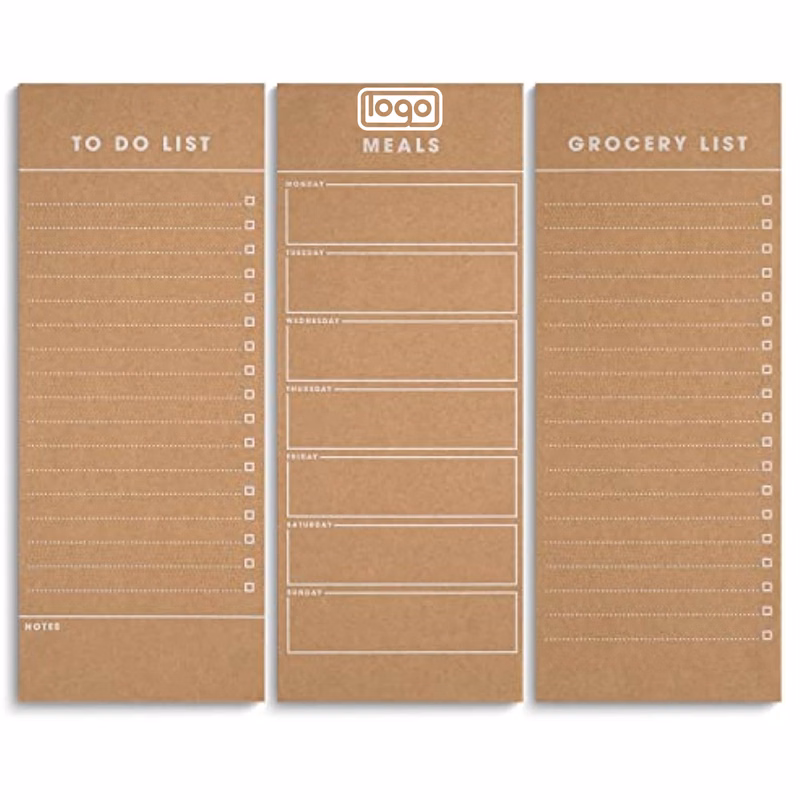 3 Pack Tear Off Magnetic Notepad Set