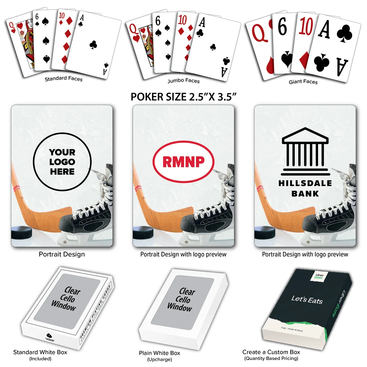 Hockey Theme Poker Size Playing Cards 1