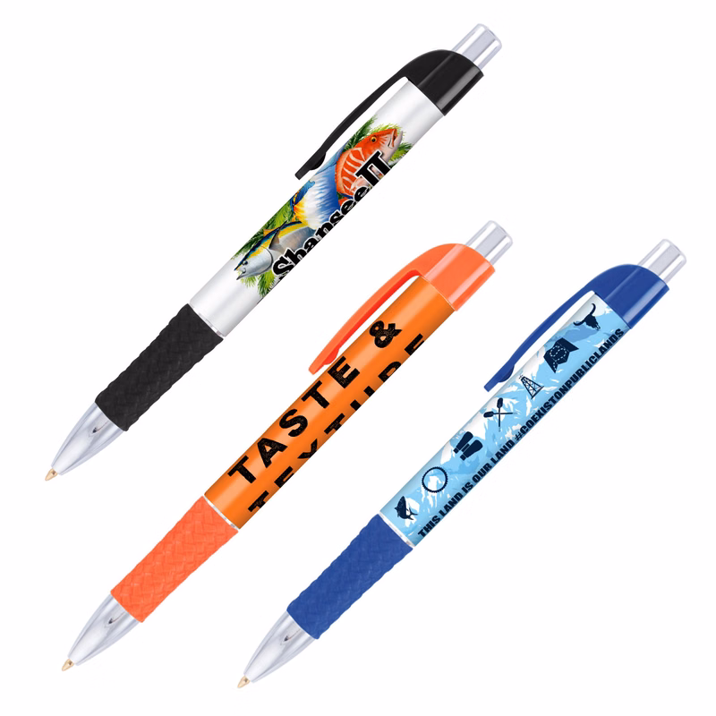 Top Flight Plastic Pen (Full Color Imprint)