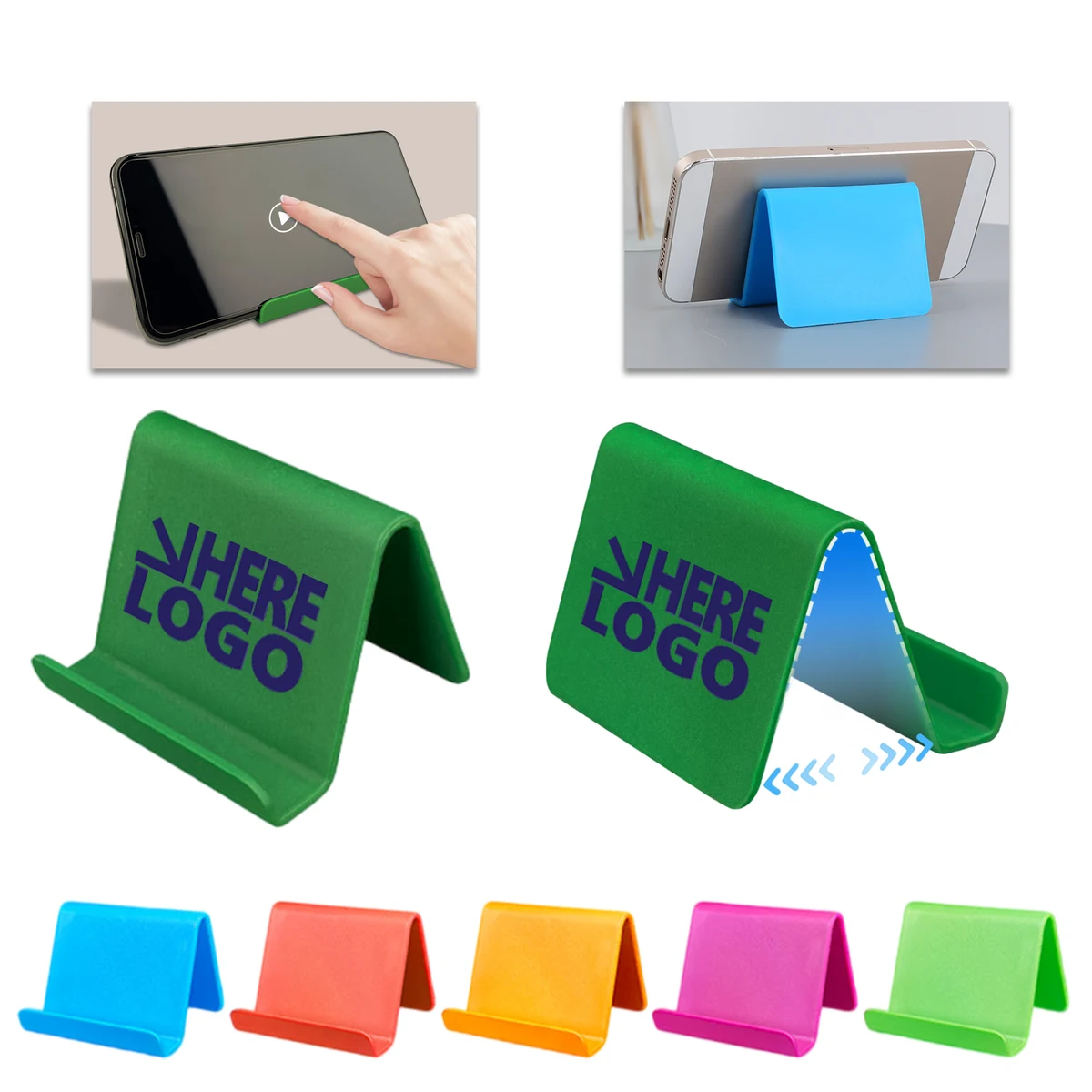 Customizable Plastic Phone Stand Holder 1