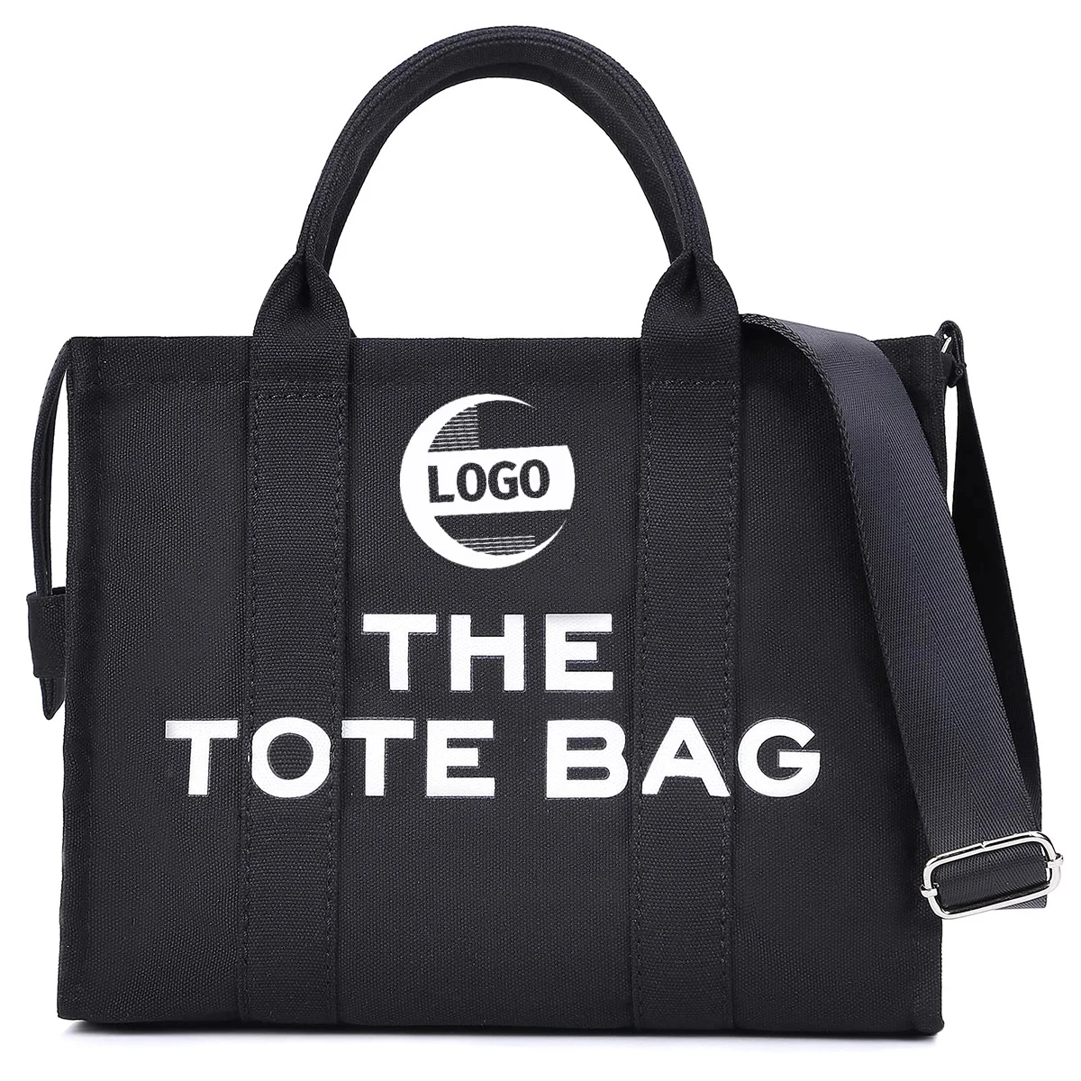 Canvas Tote Bags for Women, custom tote bag with logo imprint 1