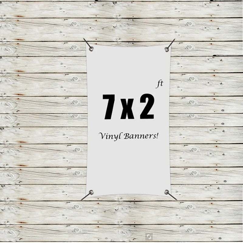 Custom 7' x 2' Vinyl Banners 1