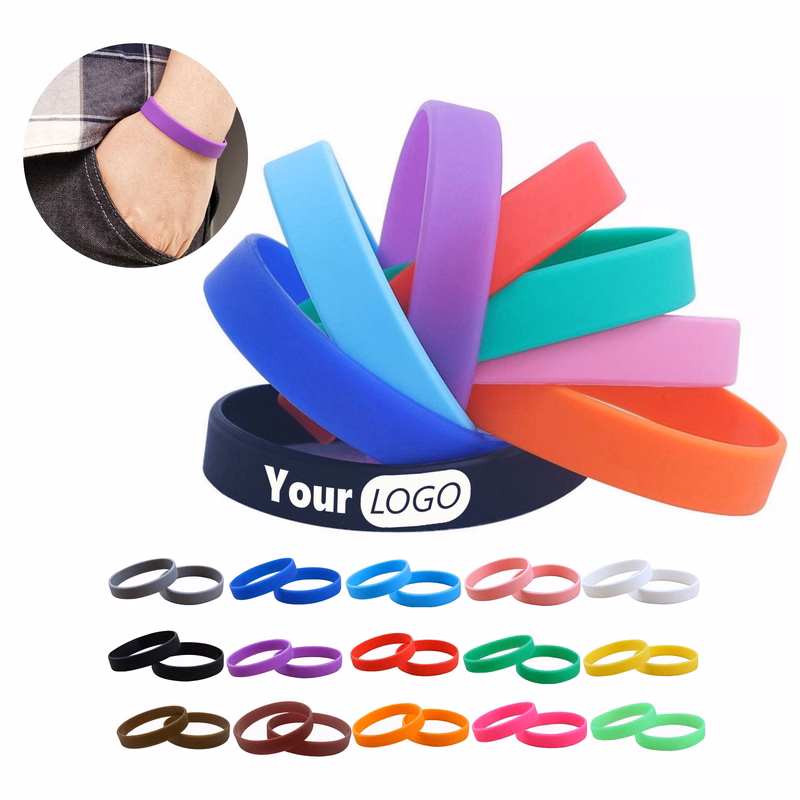 Silicone Wristbands Colorful Custom Printed