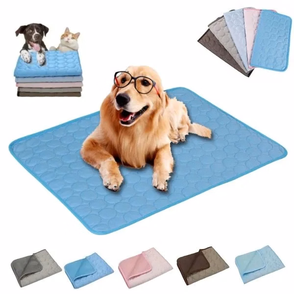 Summer Cooling Ice Silk Pet Dog Cat Mat
