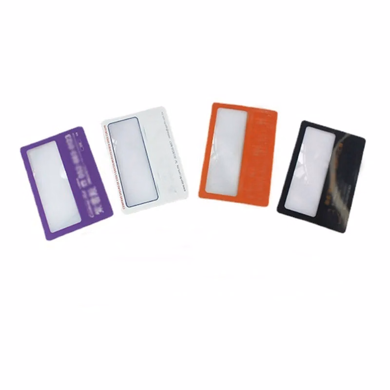Promotional Card Sized Pocket 3X Reading Magnifier