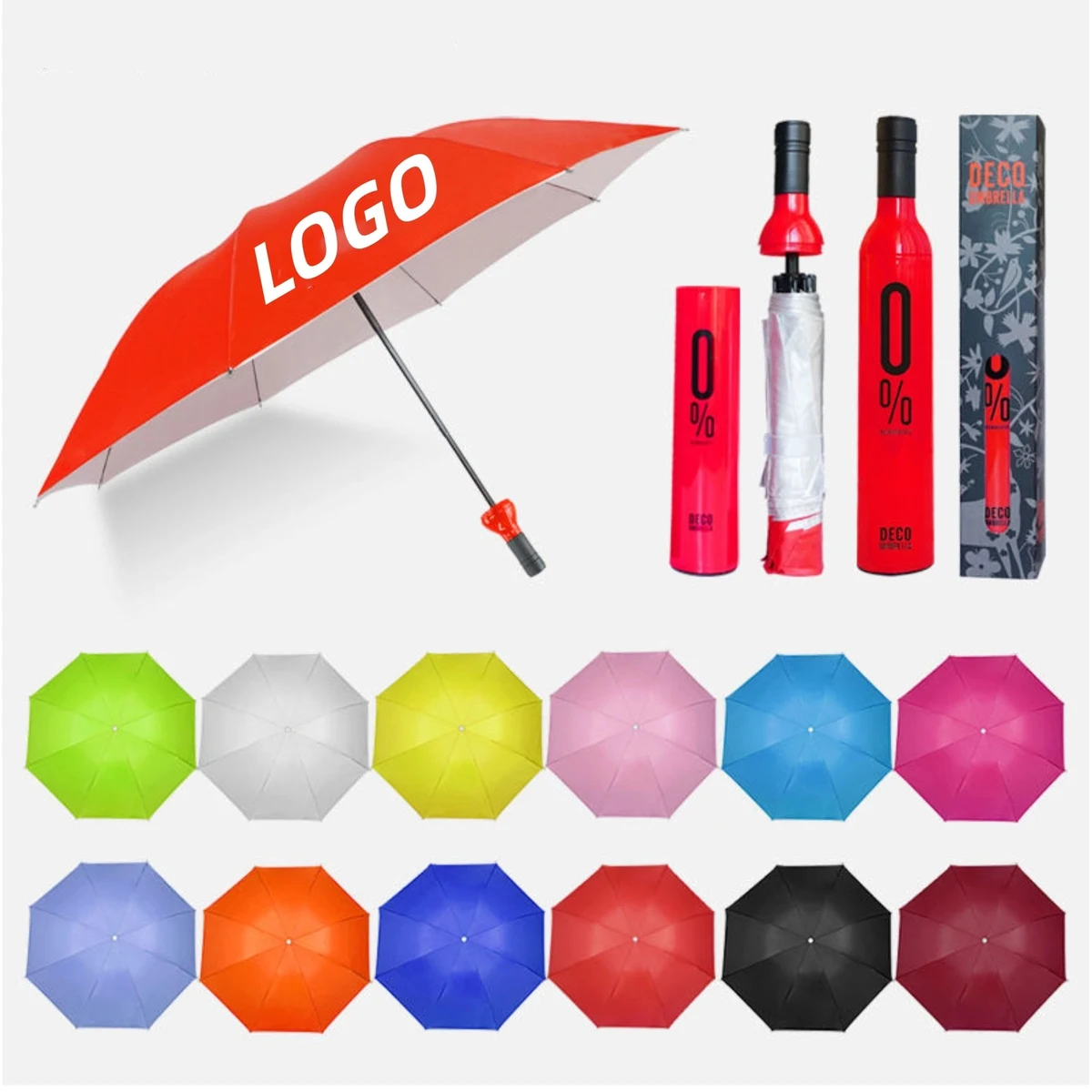 Creative Wine Bottle Umbrella 1