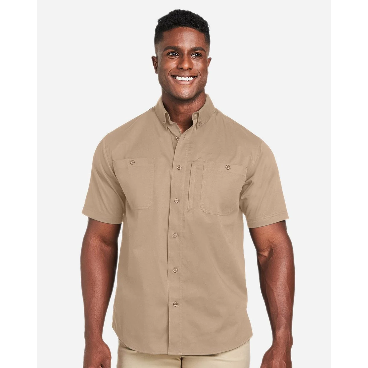 Men's Advantage IL Short Sleeve Work Shirt - M585 1