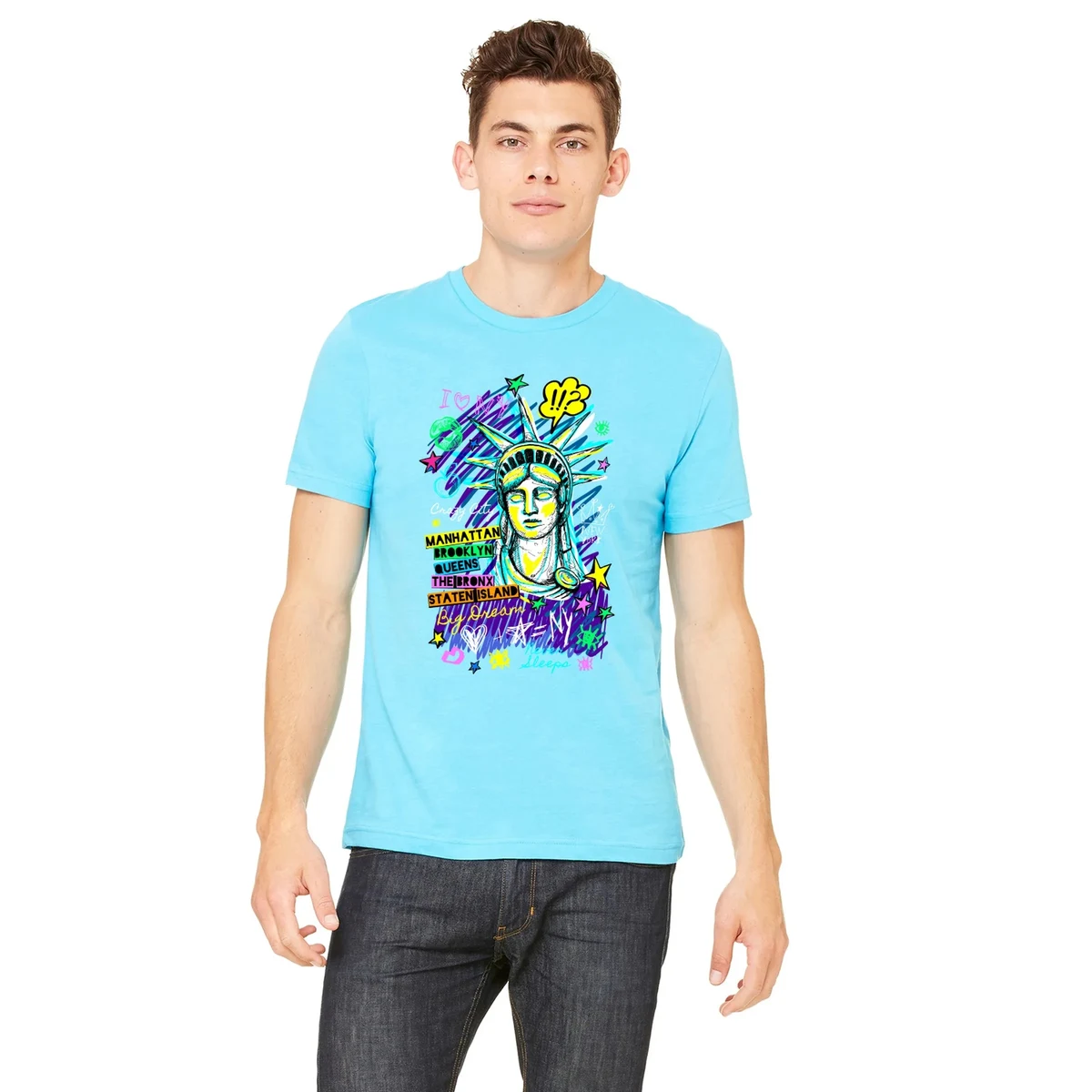 Bella + Canvas Unisex Jersey Short-Sleeve T-Shirt 1
