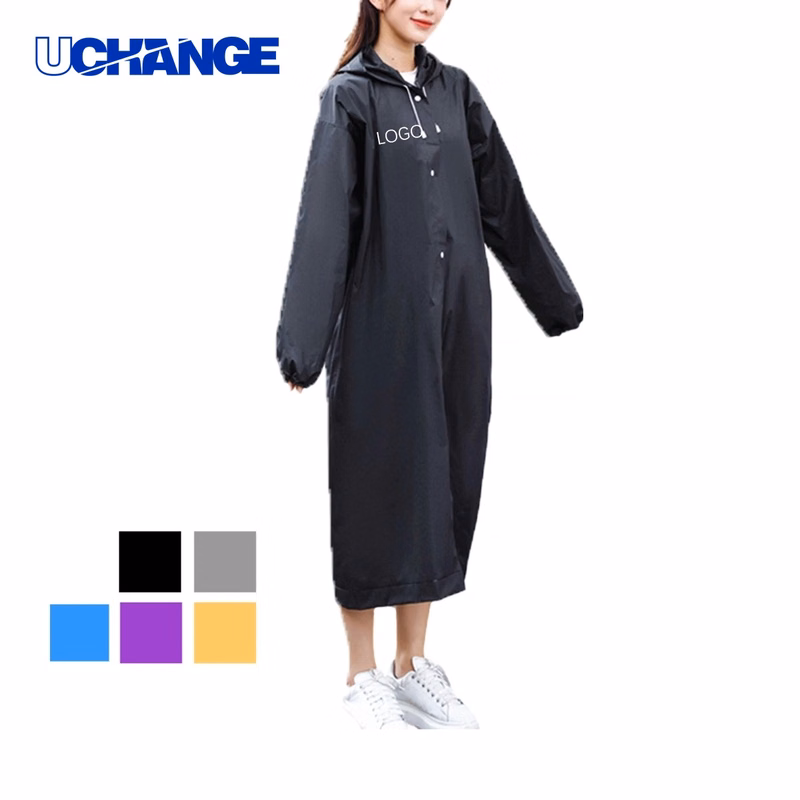 EVA Adult Rain Poncho Coat for Weather