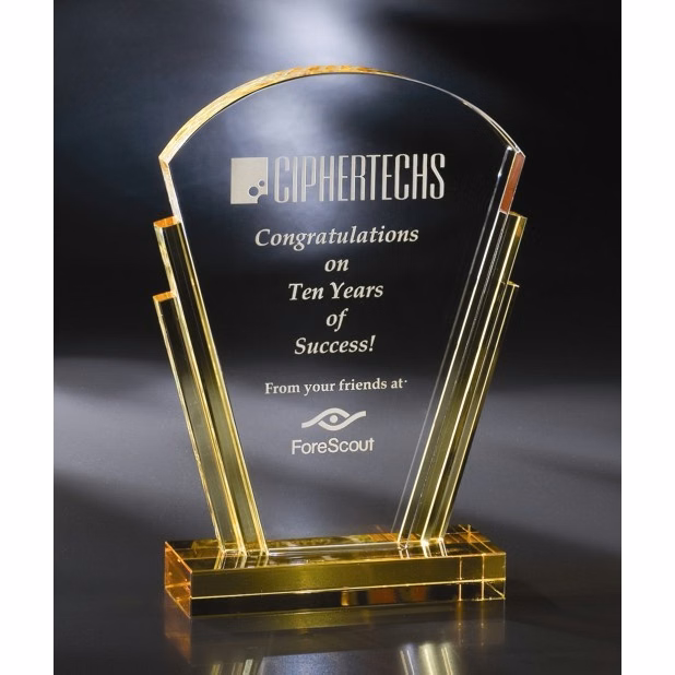 Artistic Expressions Crystal Shell Award