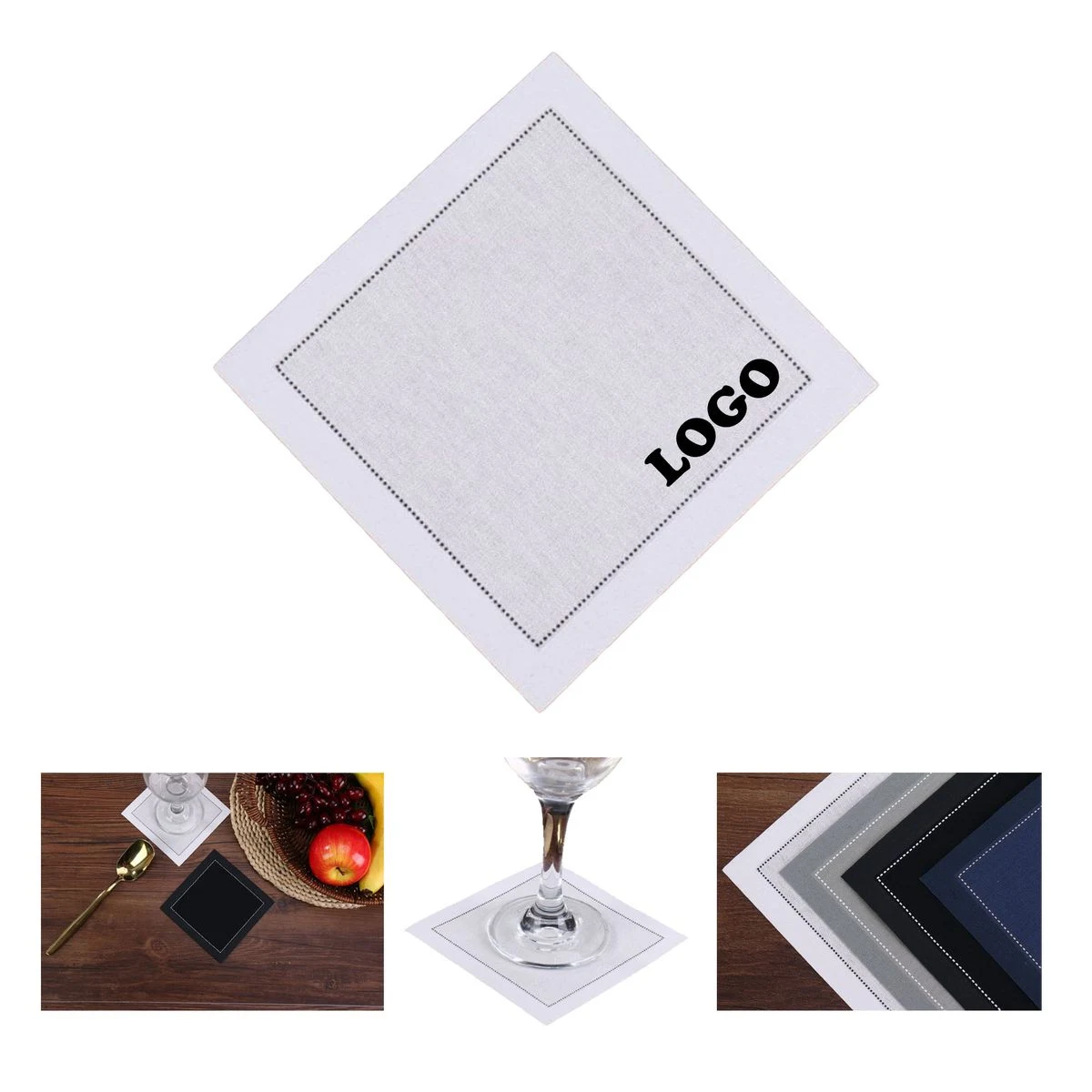Cotton Beverage Coasters 1