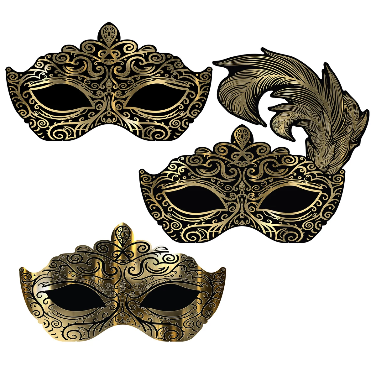 Masquerade Mask Wall Decorations 1