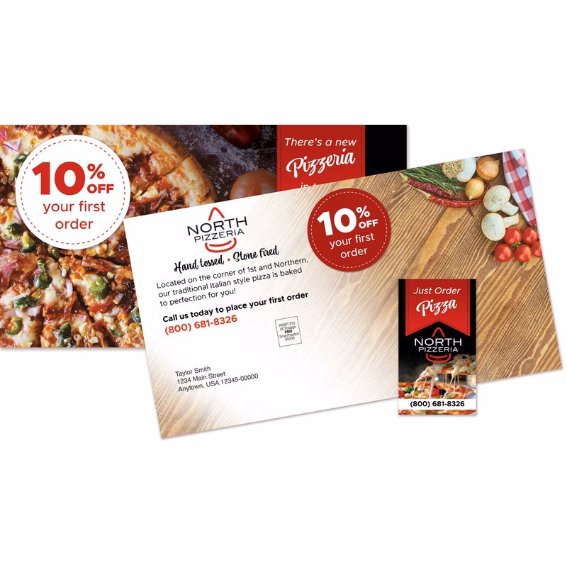 Magnet Mailer MegaSize Postcard (10.5" x 5.75") w/Small Magnet (3.5" x 2")
