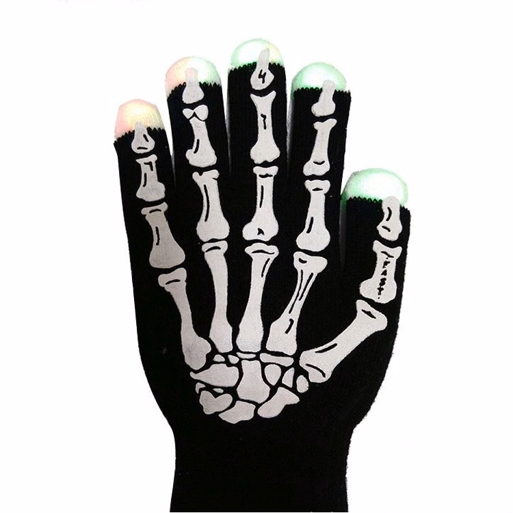 Light Up Knitted Acrylic Glove
