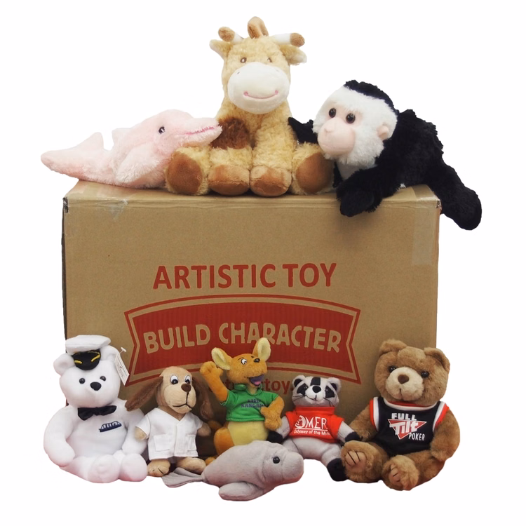 50 Assorted Size and Style Plush Toys