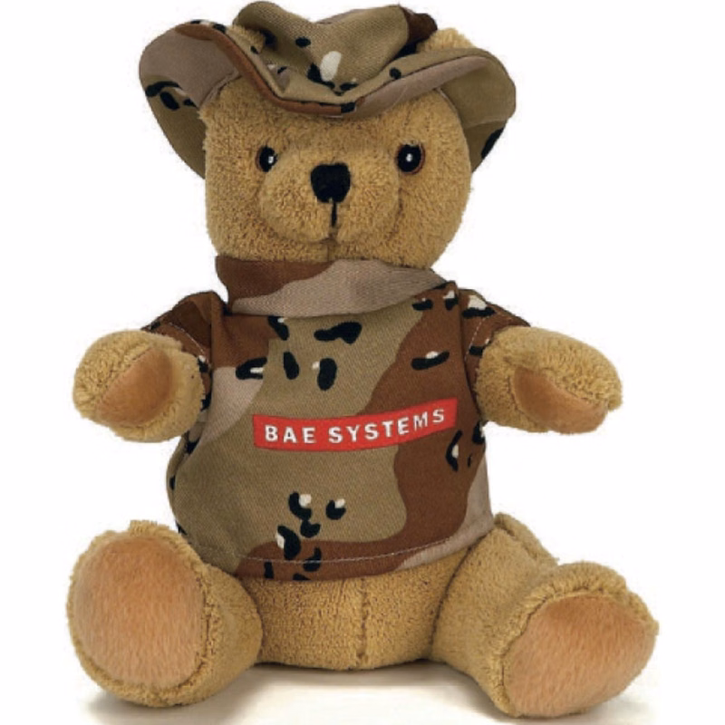 10" Desert Camouflage Bear