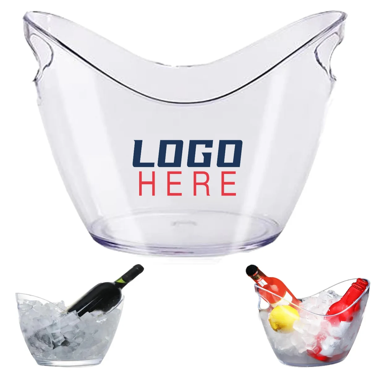 4L Clear Acrylic Ice Bucket MOQ50pcs 1