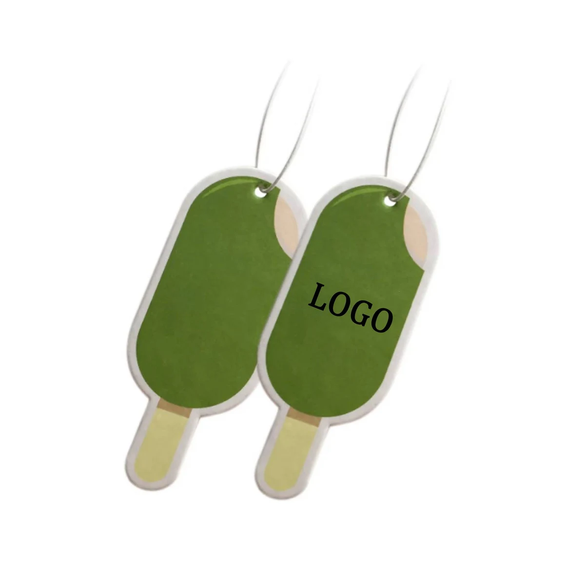 Ice Cream Shaped Paper Air Freshener Tag 1