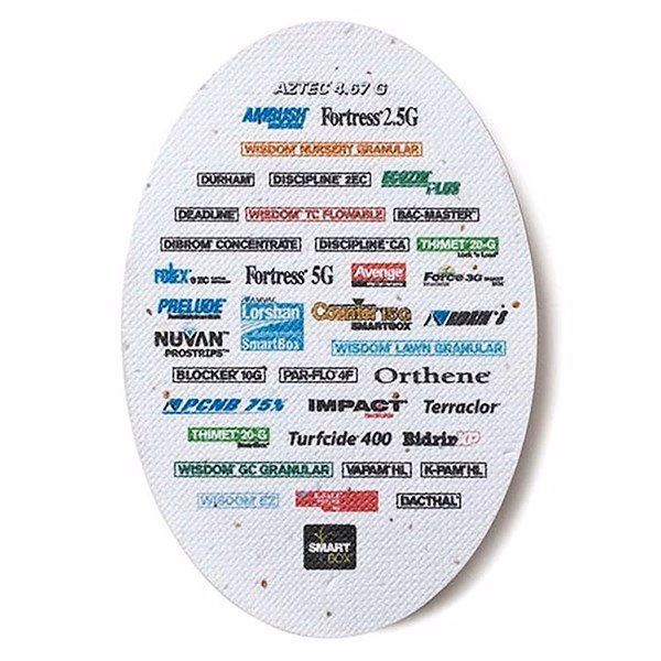 Seed Paper Panel Card, Oval