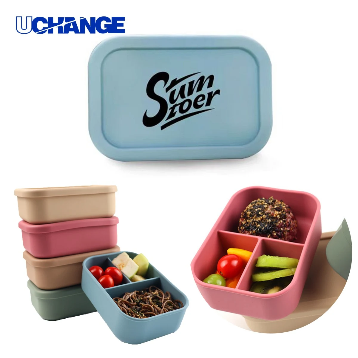 Silicone Food Storage Box Container 1