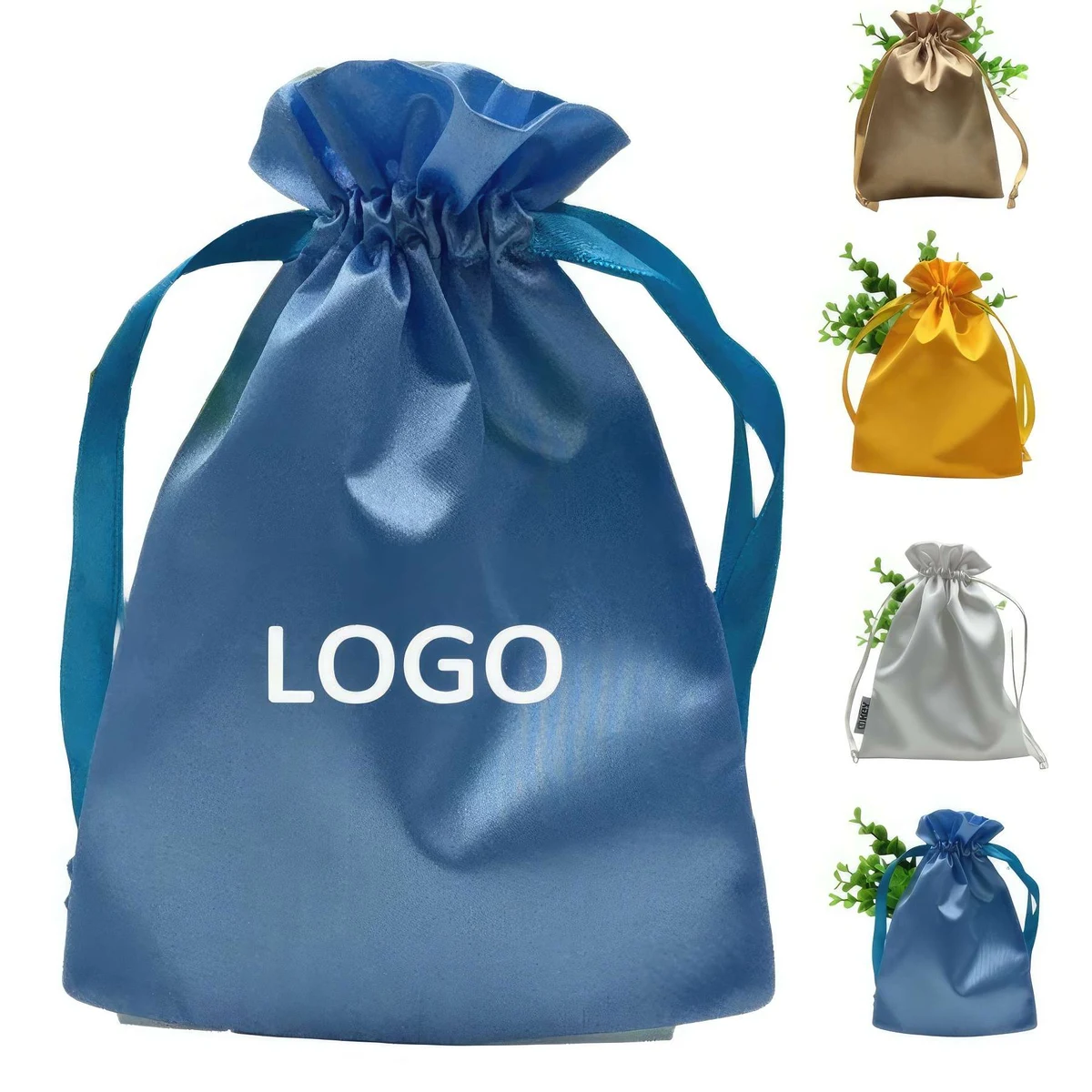 Satin Drawstring Gift Bags 1