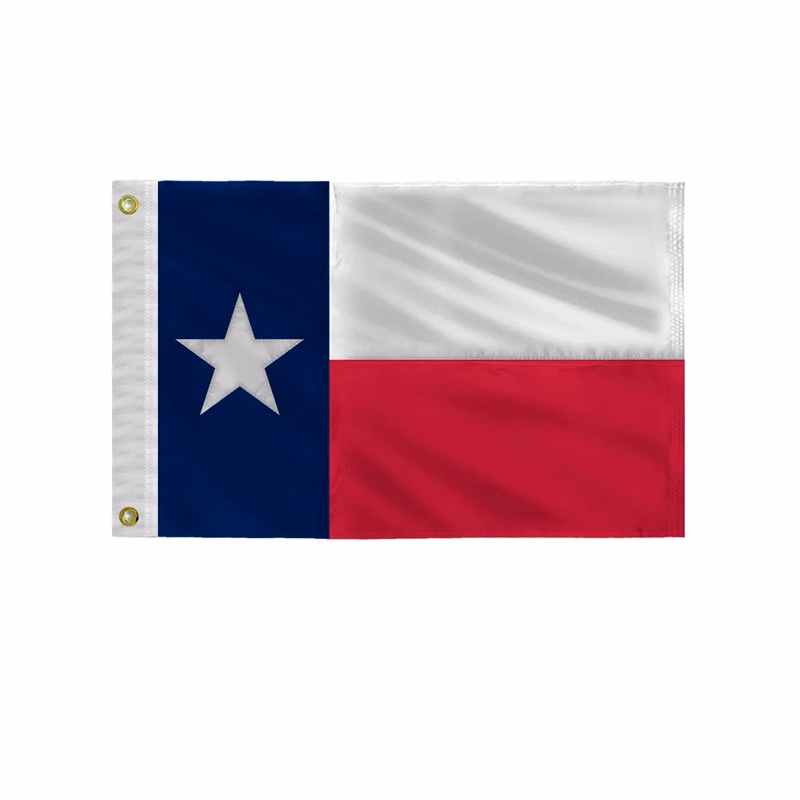 12"x18'' & 2'x3' Texas Sewn Flags