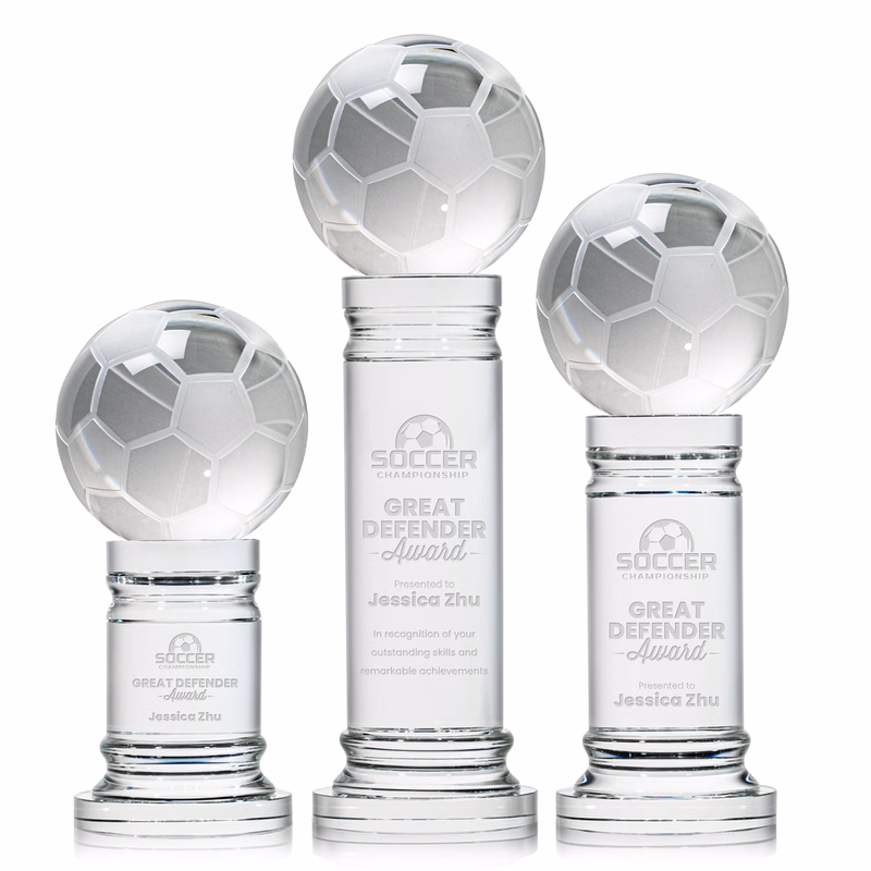 Soccer Ball Award on Colverstone Base