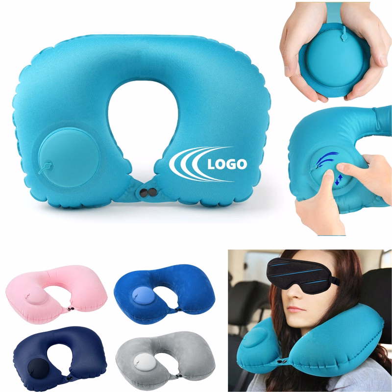 Inflatable Neck Travel Pillow