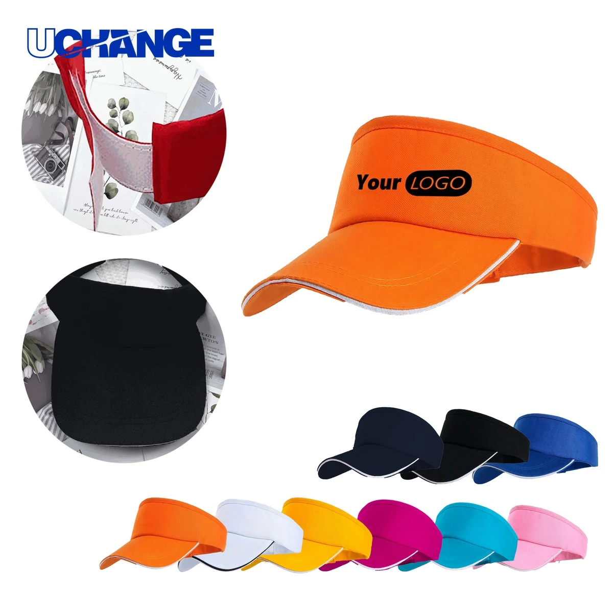 Polyester Sun Visor Hat 1