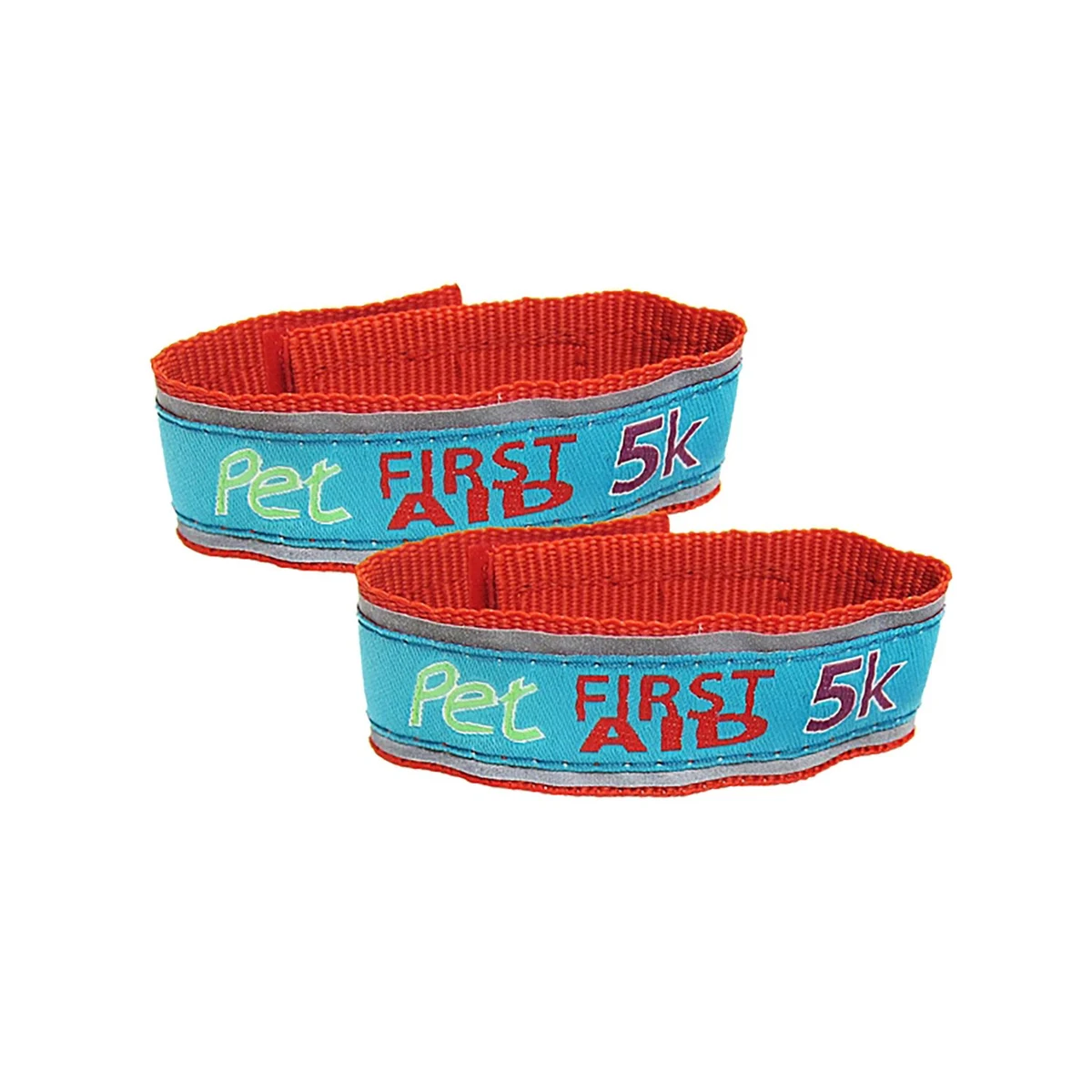 Reflective Pet Leg Bands - "Elite" Weave 1