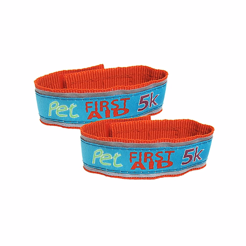 Reflective Pet Leg Bands - "Elite" Weave
