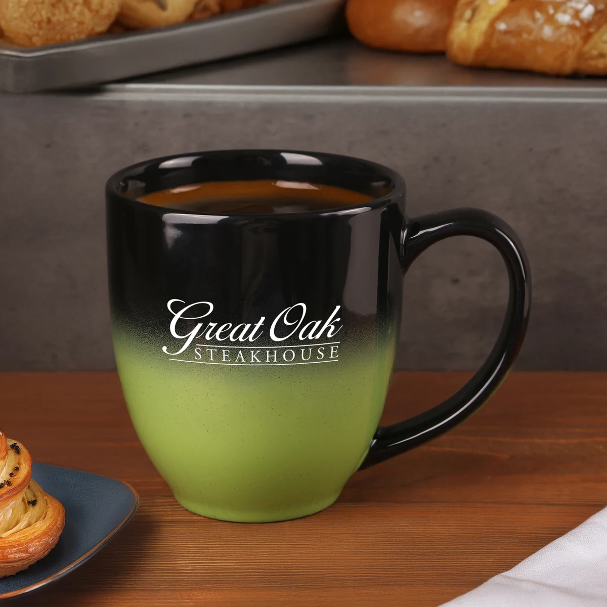 16 Oz. Bistro Ombre Ceramic Coffee Mug 1