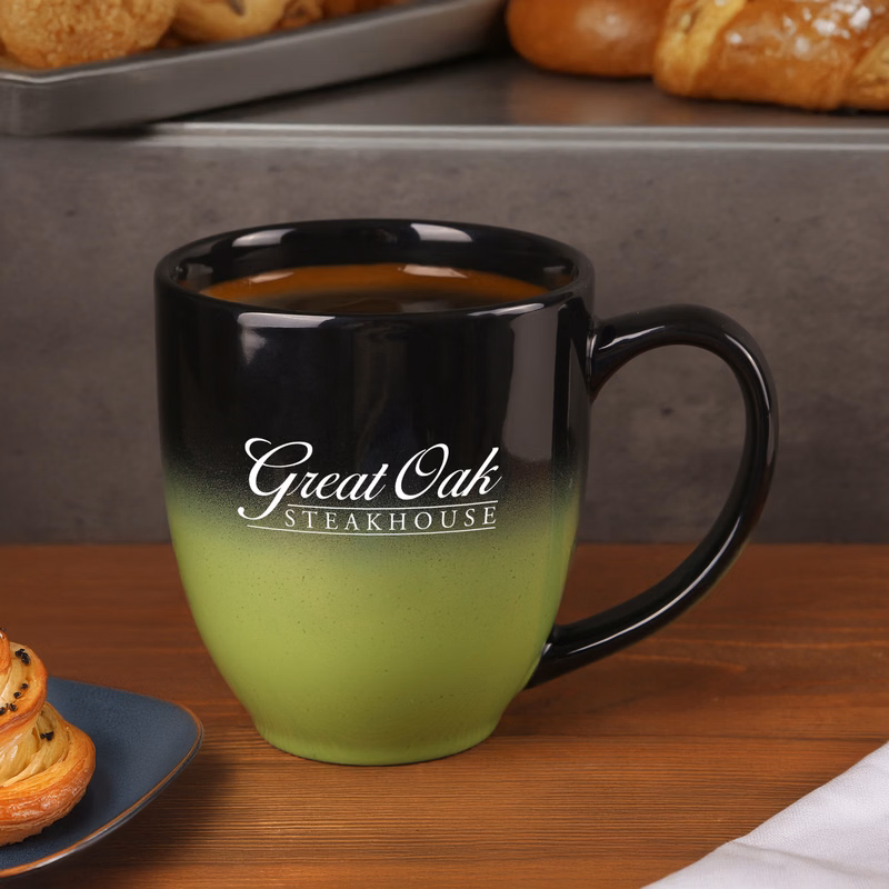 16 Oz. Bistro Ombre Ceramic Coffee Mug